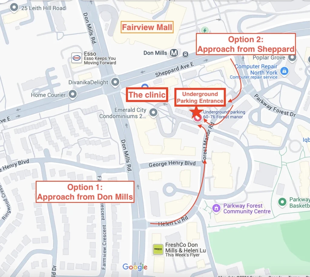 Parking map