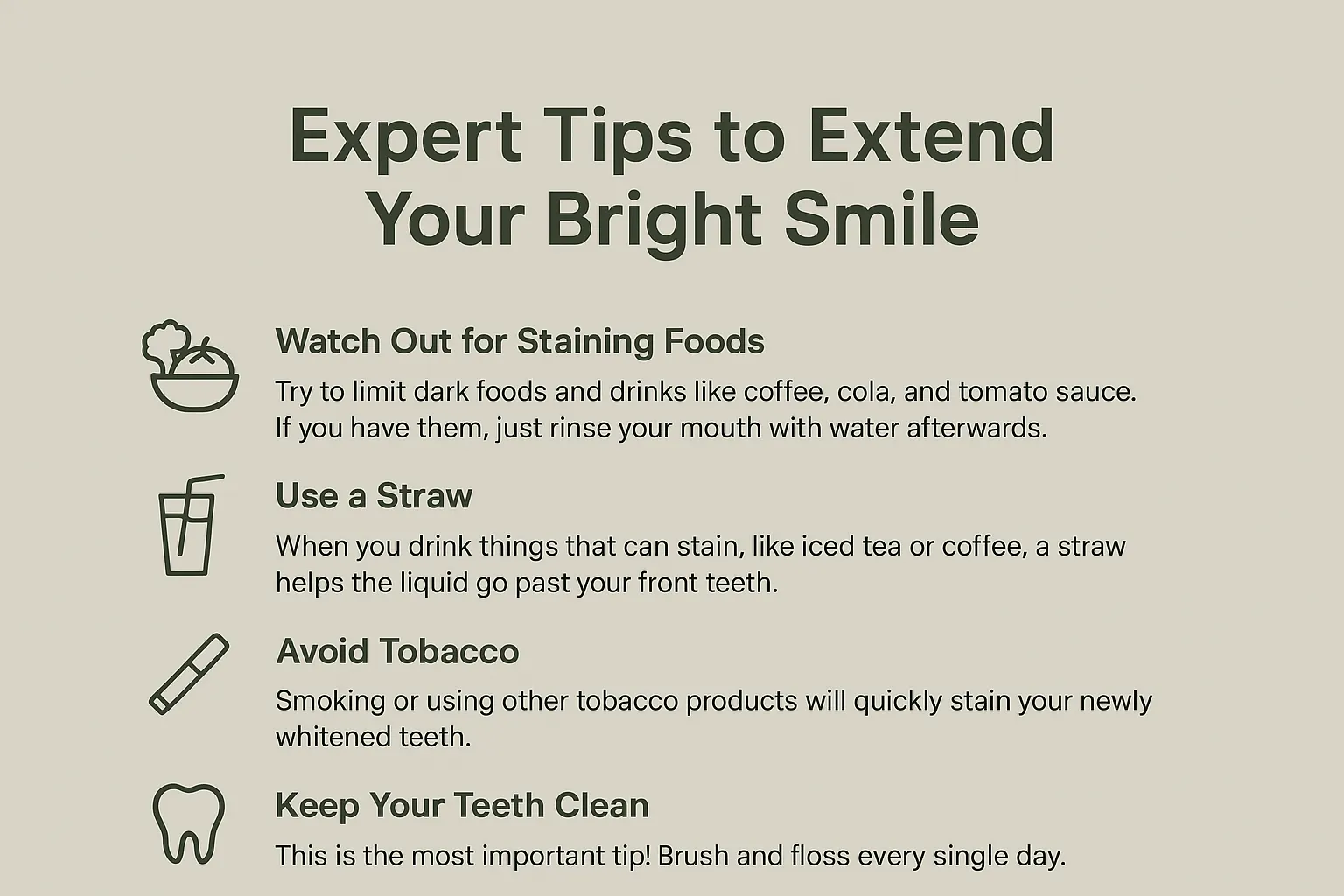 Expert Tips to Extend Your Bright Smile Expert Tips to Extend Your Bright Smile